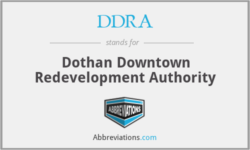 DDRA - Dothan Downtown Redevelopment Authority
