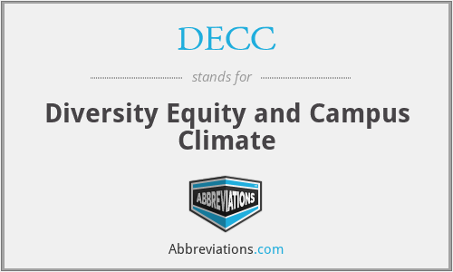 DECC - Diversity Equity and Campus Climate