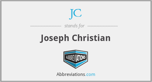 JC - Joseph Christian