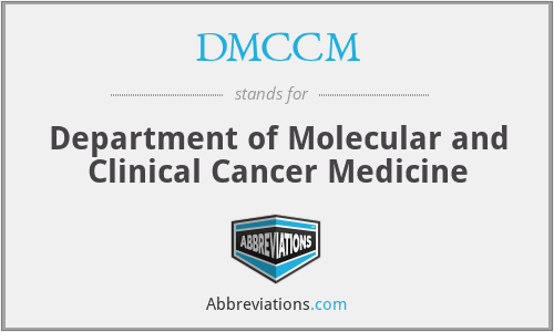 DMCCM - Department of Molecular and Clinical Cancer Medicine