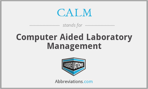 CALM - Computer Aided Laboratory Management