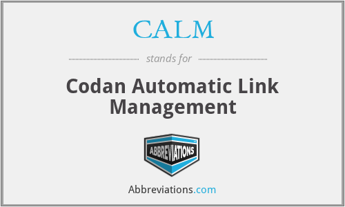 CALM - Codan Automatic Link Management