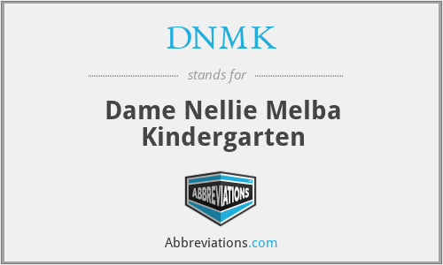 DNMK - Dame Nellie Melba Kindergarten