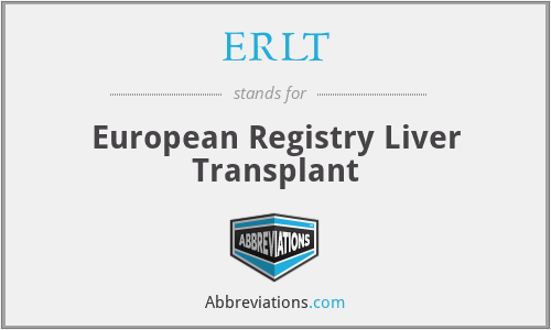 ERLT - European Registry Liver Transplant