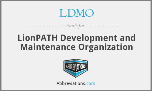 LDMO - LionPATH Development and Maintenance Organization