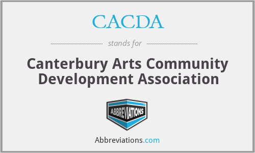 CACDA - Canterbury Arts Community Development Association