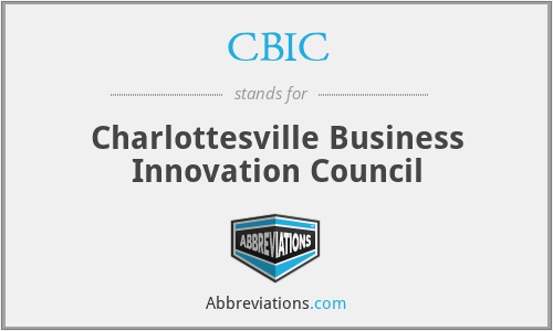 CBIC - Charlottesville Business Innovation Council
