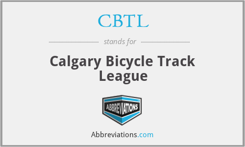 CBTL - Calgary Bicycle Track League