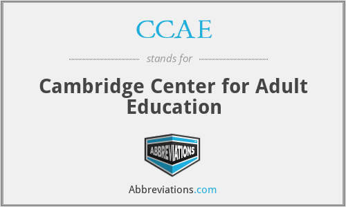 CCAE - Cambridge Center for Adult Education