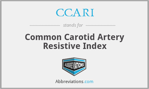 CCARI - Common Carotid Artery Resistive Index