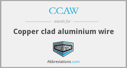CCAW - Copper clad aluminium wire