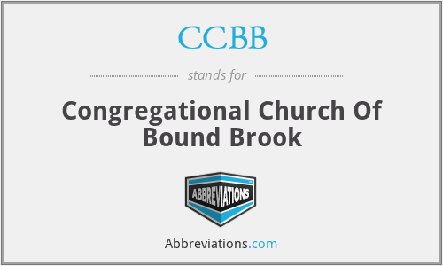 CCBB - Congregational Church Of Bound Brook