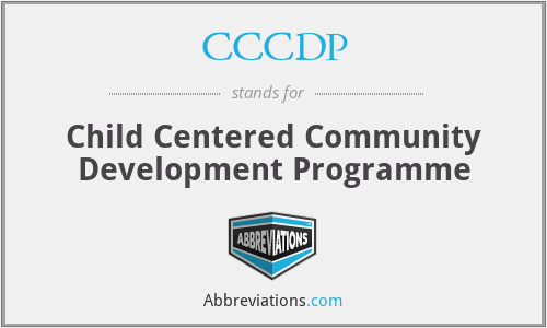 CCCDP - Child Centered Community Development Programme