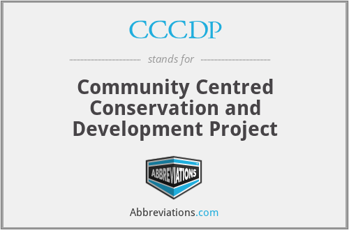 CCCDP - Community Centred Conservation and Development Project