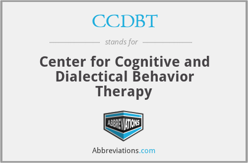 CCDBT - Center for Cognitive and Dialectical Behavior Therapy