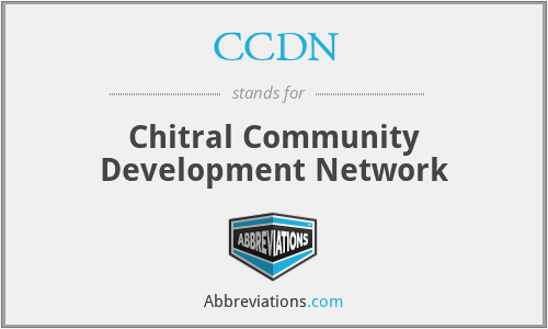 CCDN - Chitral Community Development Network