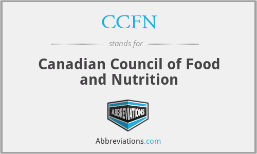 CCFN - Canadian Council of Food and Nutrition