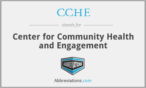 CCHE - Center for Community Health and Engagement