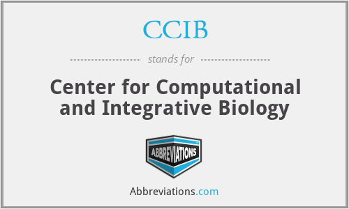CCIB - Center for Computational and Integrative Biology