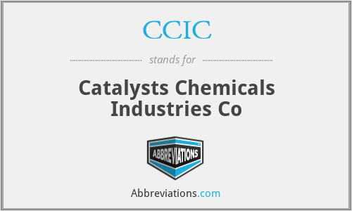 CCIC - Catalysts Chemicals Industries Co