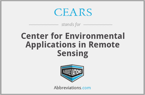 CEARS - Center for Environmental Applications in Remote Sensing