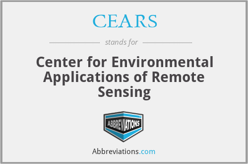 CEARS - Center for Environmental Applications of Remote Sensing