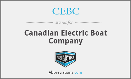 CEBC - Canadian Electric Boat Company