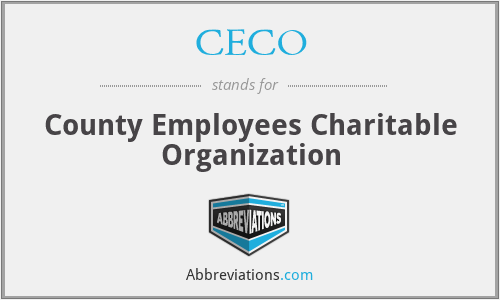 CECO - County Employees Charitable Organization