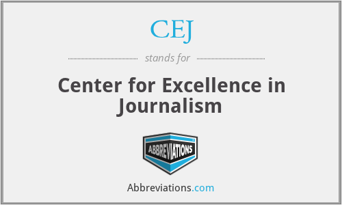 CEJ - Center for Excellence in Journalism