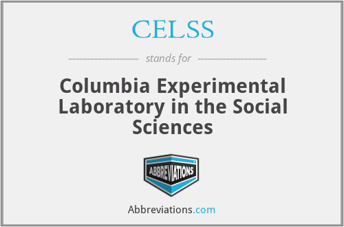 CELSS - Columbia Experimental Laboratory in the Social Sciences