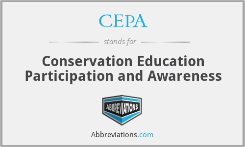 CEPA - Conservation Education Participation and Awareness