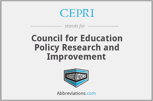 CEPRI - Council for Education Policy Research and Improvement