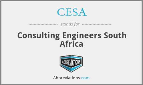 CESA - Consulting Engineers South Africa