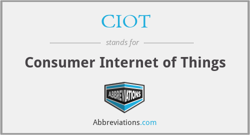 CIOT - Consumer Internet of Things