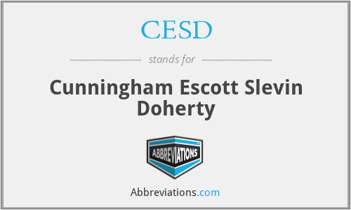 CESD - Cunningham Escott Slevin Doherty