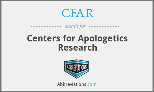 CFAR - Centers for Apologetics Research