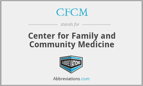 CFCM - Center for Family and Community Medicine