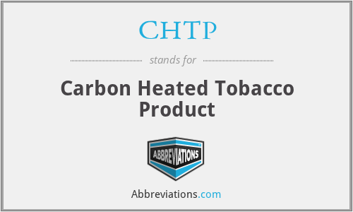 CHTP - Carbon Heated Tobacco Product