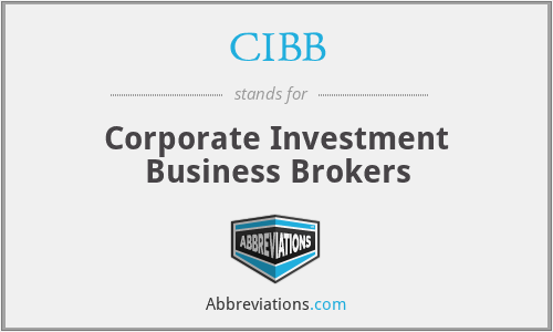 CIBB - Corporate Investment Business Brokers