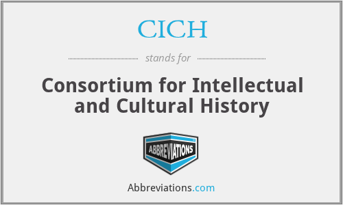 CICH - Consortium for Intellectual and Cultural History