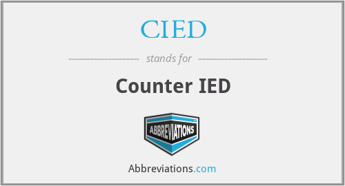 CIED - Counter IED