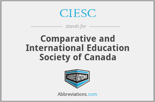 CIESC - Comparative and International Education Society of Canada