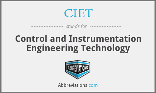 CIET - Control and Instrumentation Engineering Technology