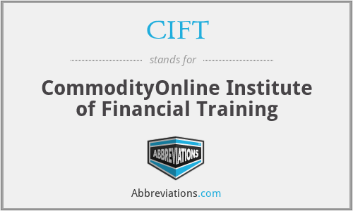 CIFT - CommodityOnline Institute of Financial Training