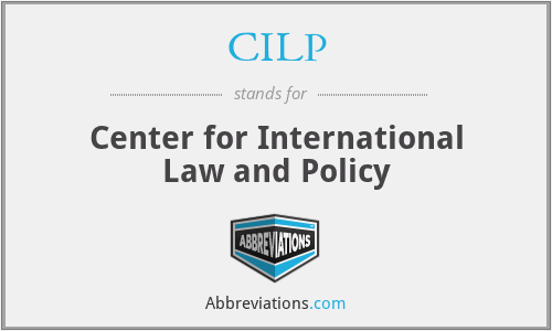 CILP - Center for International Law and Policy