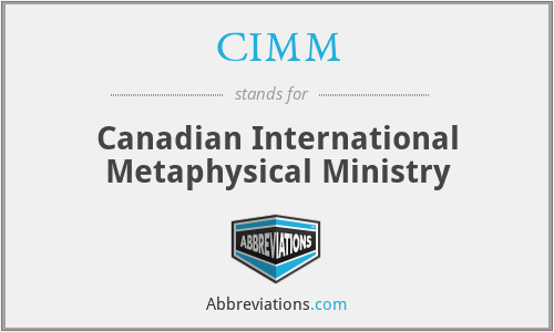 CIMM - Canadian International Metaphysical Ministry