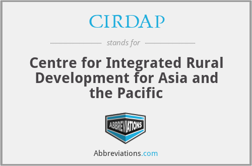 CIRDAP - Centre for Integrated Rural Development for Asia and the Pacific