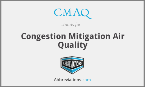 CMAQ - Congestion Mitigation Air Quality