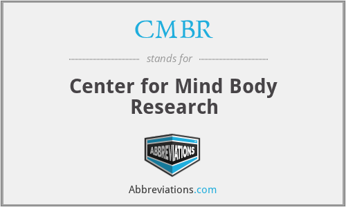 CMBR - Center for Mind Body Research