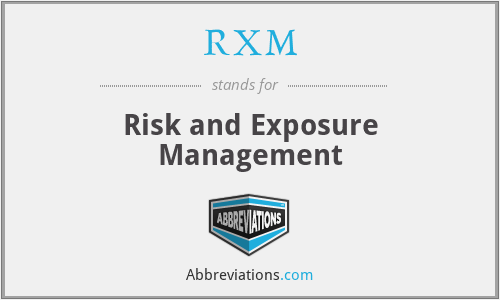 RXM - Risk and Exposure Management